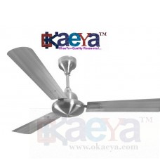 OkaeYa 3 Blade Ceiling Fan  (Silver)